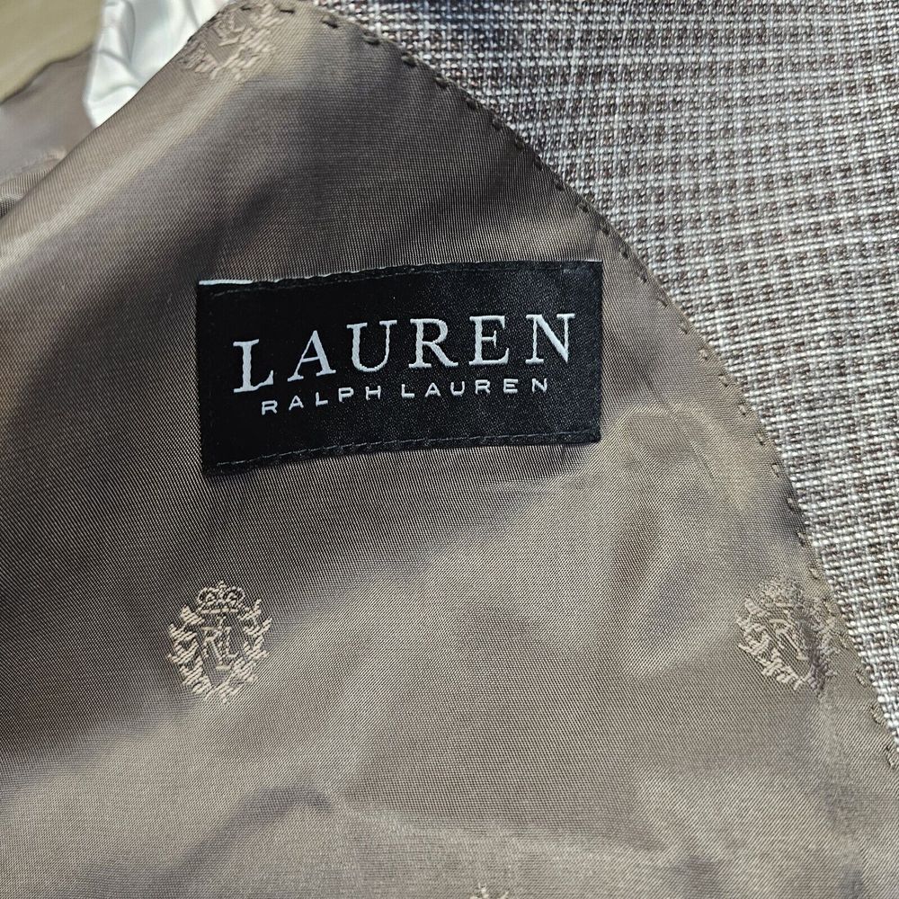 lauren ralph‎ lauren black label Houndstooth Blazer Mens 42L - Picture 2 of 14